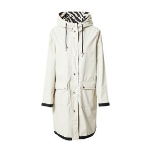 RINO & PELLE Prechodný kabát  prírodná biela / čierna / biela