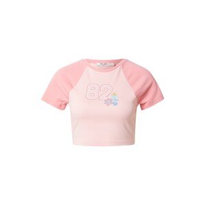 NA-KD Tričko  zmiešané farby / ružová / svetloružová