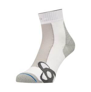 ODLO Športové ponožky  biela / sivá / tmavosivá