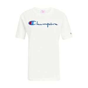 Champion Reverse Weave Tričko  biela / modrá