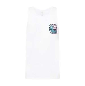 QUIKSILVER Funkčné tričko 'ANOTHER STORY'  biela / námornícka modrá / svetlomodrá / pastelovo ružová