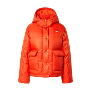 LEVI'S ® Zimná bunda 'CORE PUFFER SHORTY YELLOWS/ORANGES'  neónovo oranžová / biela