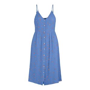 Pieces Petite Košeľové šaty 'SHEA'  krémová / modrá