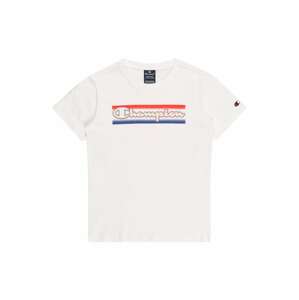 Champion Authentic Athletic Apparel Tričko  biela / svetločervená / modrá