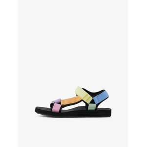 PIECES Sandále 'TRACY'  ružová / fialová / zelená / oranžová / modrá / žltá