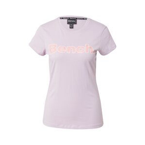 BENCH Tričko 'LEORA'  fialová / biela / ružová