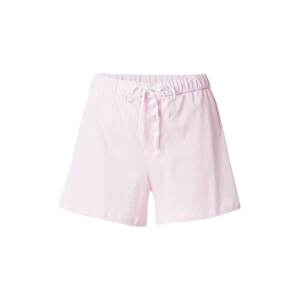 Lauren Ralph Lauren Pyžamové nohavice  ružová / biela