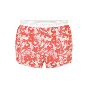 Calvin Klein Underwear Pyžamové nohavice  ružová / biela / sivá / červená