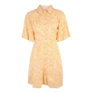 Selected Femme Petite Košeľové šaty 'JALINA'  medová / svetložltá / ružová