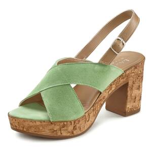 LASCANA Remienkové sandále  zelená