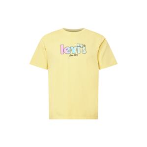 LEVI'S Tričko  svetlomodrá / žltá / ružová / čierna