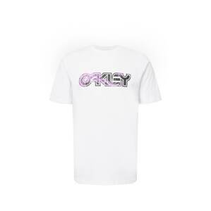 OAKLEY Funkčné tričko 'GRADIENT'  fialová / čierna / biela