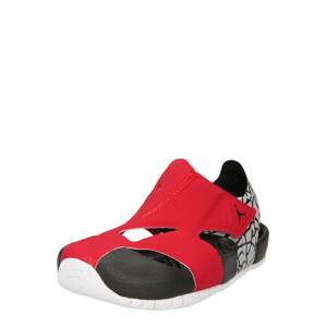Jordan Otvorená obuv 'Flare'  červená / čierna / šedobiela
