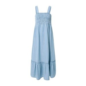 Big Star Letné šaty 'DILONA'  modrá denim / biela