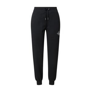 Calvin Klein Jeans Nohavice  krémová / čierna / biela