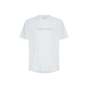 Calvin Klein Performance Funkčné tričko  sivá / biela