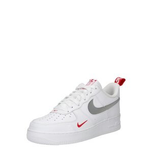 Nike Sportswear Nízke tenisky 'AIR FORCE 1'  biela / červená / sivá
