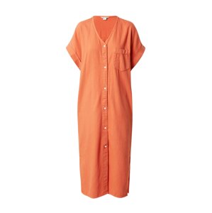 Monki Košeľové šaty  oranžová