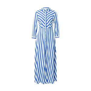 Y.A.S Košeľové šaty 'SAVANNA'  modrá / biela