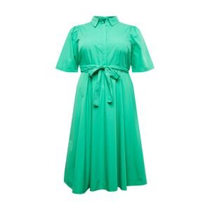 Vero Moda Curve Košeľové šaty 'Tathy'  trávovo zelená