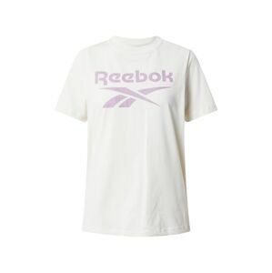 Reebok Sport Funkčné tričko  fialová / biela