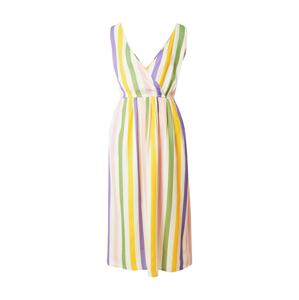 Compania Fantastica Letné šaty 'Vestido'  žltá / zelená / svetlofialová / ružová / biela