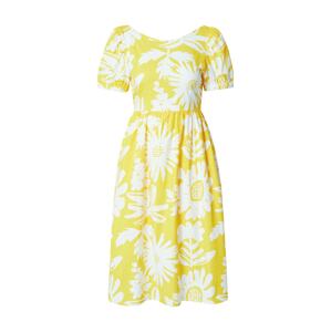 Compania Fantastica Šaty 'Vestido'  žltá / biela