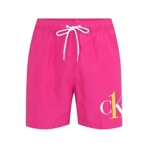 Calvin Klein Swimwear Plavecké šortky  žltá / pitaya / biela