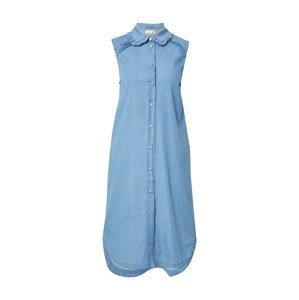 NÜMPH Košeľové šaty 'CHERITH'  modrá denim