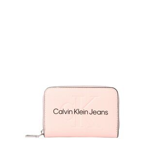 Calvin Klein Jeans Peňaženka  svetloružová / čierna