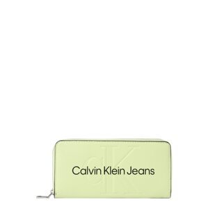Calvin Klein Jeans Peňaženka  mätová / čierna