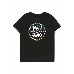 BILLABONG Funkčné tričko 'OCTO HERO'  čierna / svetlomodrá / biela / svetlofialová
