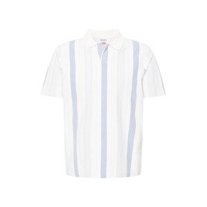 LEVI'S ® Tričko 'Poolside Polo'  modrá / púdrová / biela