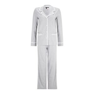 Lauren Ralph Lauren Pyžamo  sivá / biela