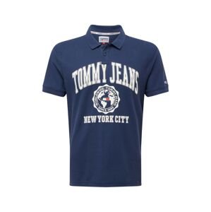 Tommy Jeans Tričko  námornícka modrá / grenadínová / biela