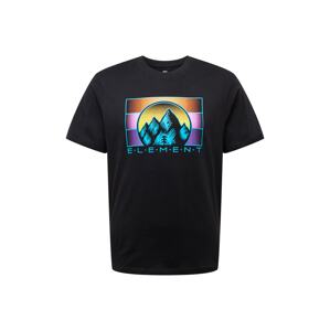 ELEMENT Funkčné tričko 'PALAZZO'  čierna / kráľovská modrá / fialová / ružová