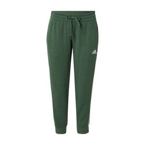 ADIDAS PERFORMANCE Športové nohavice  biela / zelená