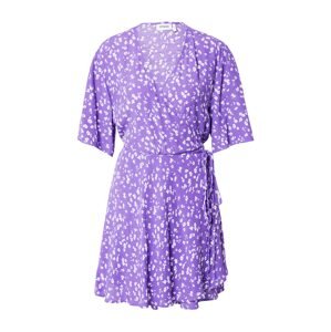 WEEKDAY Letné šaty 'Kimberly'  fialová / biela