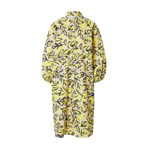 Essentiel Antwerp Košeľové šaty 'BADGER'  telová / žltá / čierna