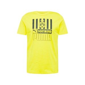 PUMA Funkčné tričko 'Borussia Dortmund'  limetková / čierna