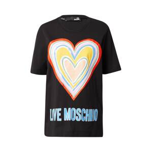 Love Moschino Tričko  zmiešané farby / čierna