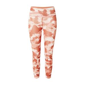 NIKE Športové nohavice  ružová / rosé / biela