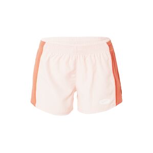 NIKE Športové nohavice  hrdzavohnedá / pastelovo oranžová / biela