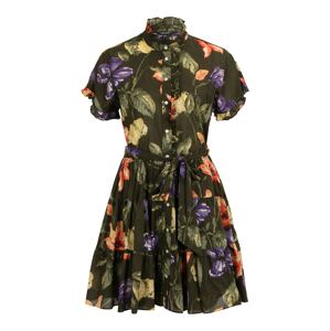 Lauren Ralph Lauren Košeľové šaty 'YARITZA'  svetložltá / kaki / koralová / biela