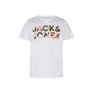 Jack & Jones Plus Tričko  zmiešané farby / biela
