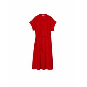 MANGO Košeľové šaty 'PAMPA2'  červená