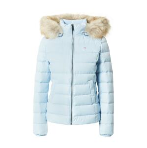 Tommy Jeans Zimná bunda 'Essential'  béžová melírovaná / námornícka modrá / svetlomodrá / ohnivo červená