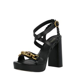 MICHAEL Michael Kors Remienkové sandále 'KAILEY'  čierna / zlatá