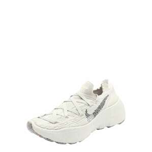 Nike Sportswear Nízke tenisky 'Space Hippie 04'  slonová kosť / čierna / strieborná
