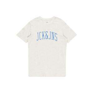 Jack & Jones Junior Tričko 'CEMB'  modrá / sivá melírovaná